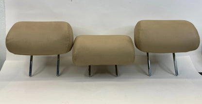 09 10 HYUNDAI SONATA REAR LEFT & RIGHT MIDDLE SEAT HEADREST HEAD REST SET OEM
