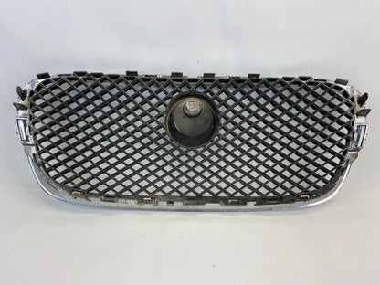 2009-2011 JAGUAR XF SEDAN FRONT BUMPER UPPER GRILL GRILLE CHROME 8X23-018K28-AA