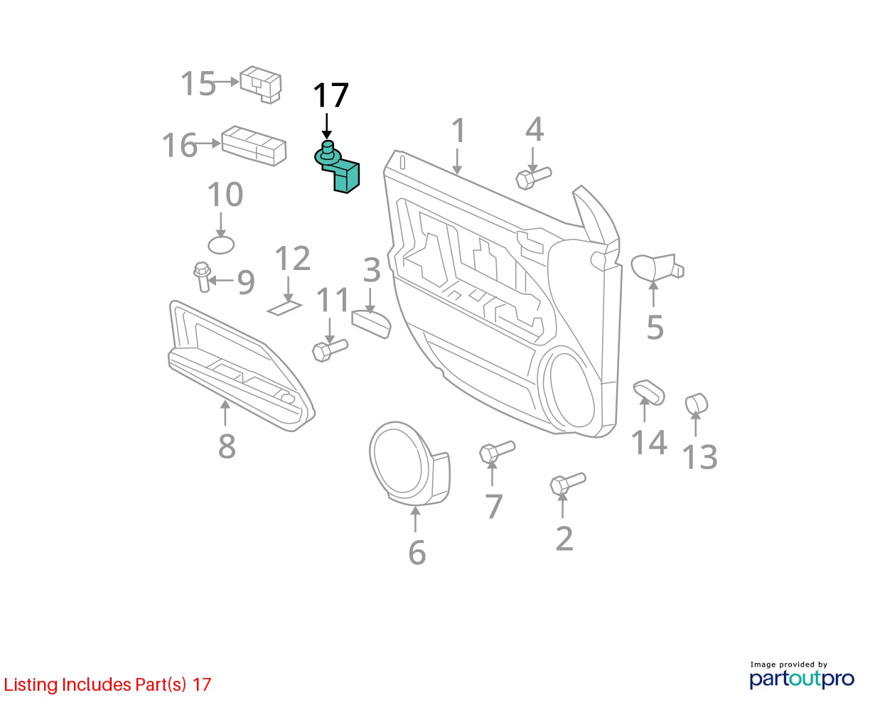 08-14 DODGE AVENGER 11-14 CHRYSLER 200 FRONT LEFT DRIVER MIRROR SWITCH 56040694A