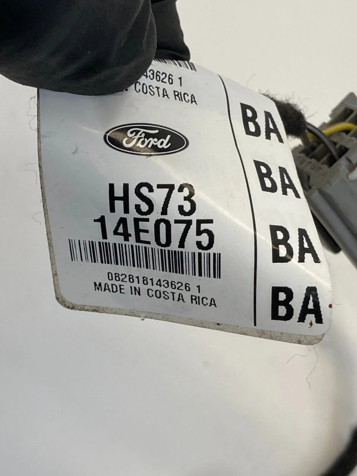 2017-2020 FORD FUSION REAR LEFT DOOR LOCK WIRE WIRING HS73-14E075 OEM