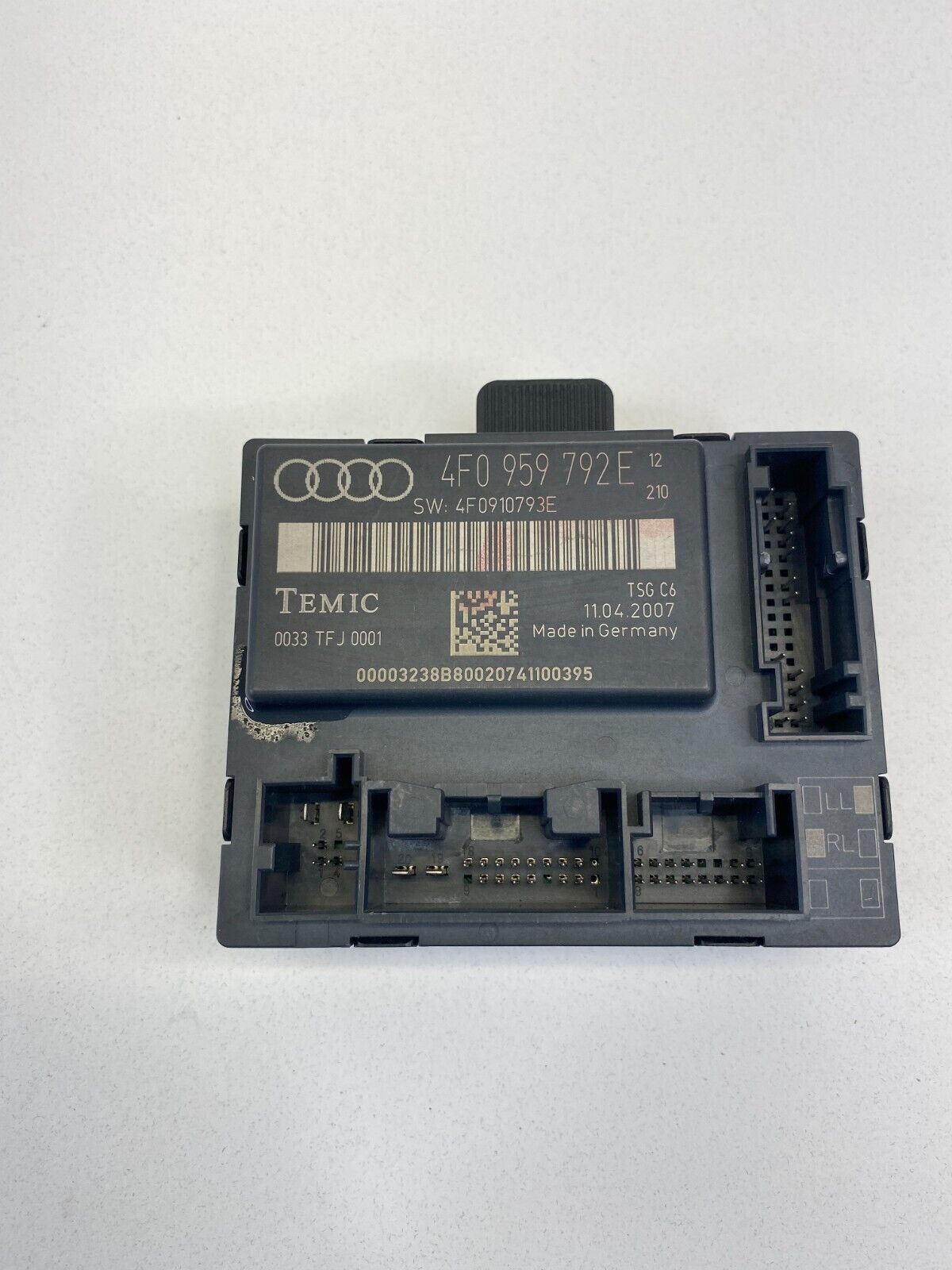 06-08 Audi A6 Quattro Front Right Passenger Side Door Control Module 4F0959792E