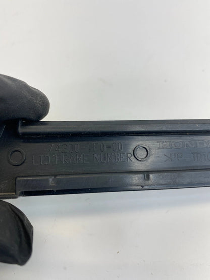 2009-2013 HONDA FIT LID FRAME NUMBER COVER TRIM BEZEL 74200-TF0-00 OEM