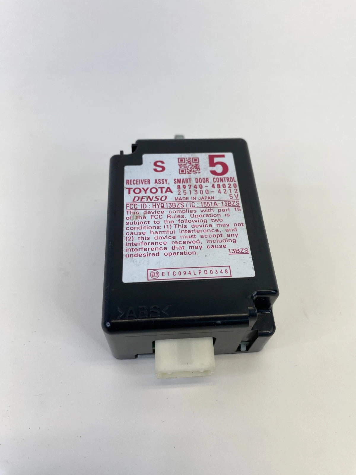 2008-2013 TOYOTA HIGHLANDER SMART DOOR RECEIVER CONTROL MODULE 89740-48020 OEM