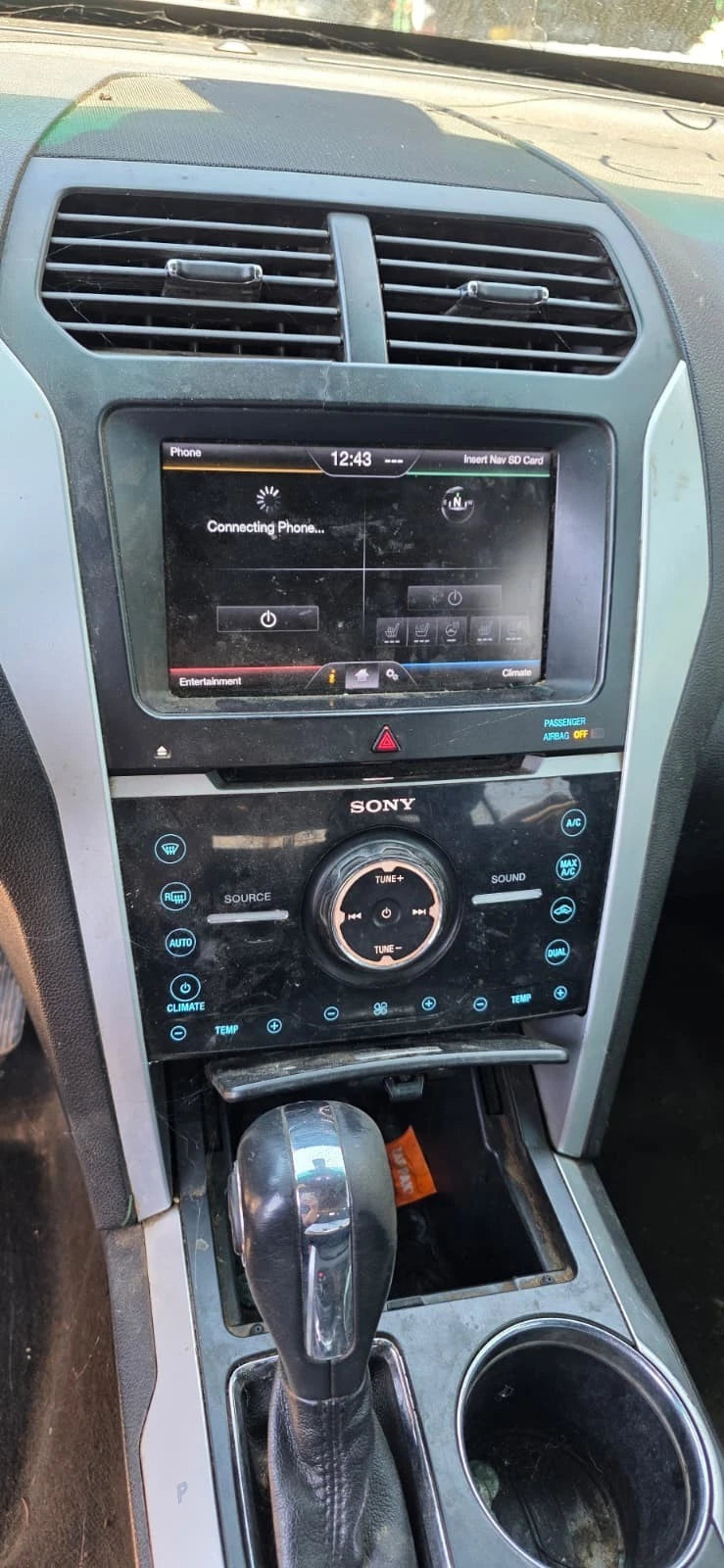 2013 FORD EXPLORER AM/FM RADIO DISC CD PLAYER RECEIVER STEREO DB5T-19C107-CB OEM