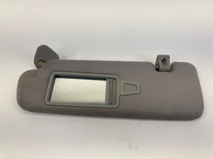 2011-2014 Hyundai Sonata Left Driver Sunvisor Sun Visor Cloth Gray OEM