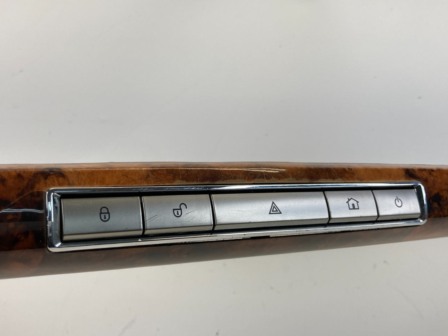 09-11 Jaguar XF Dash Hazard Light Lock Control Switch W/ Wood Bezel BX23045K16AB