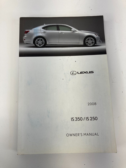 2008 Lexus IS250 Base 2.5L V6 Owner's Owners Manual Guide Book W/ Case OEM