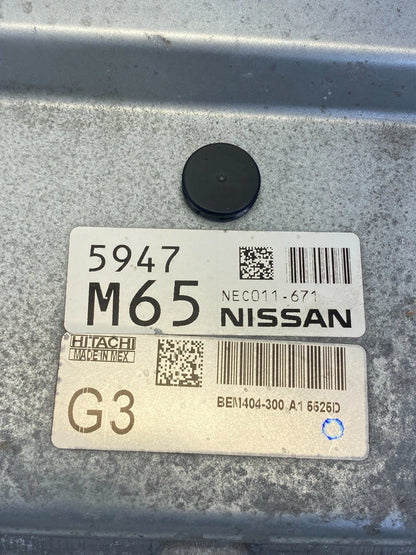 2013-2015 NISSAN SENTRA 1.8L ENGINE CONTROL MODULE ECM ECU BEM404-300 A1 OEM