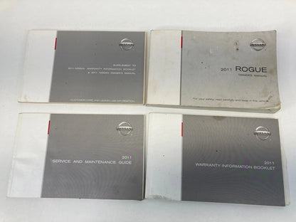 2011 11 NISSAN ROGUE OWNERS MANUAL INFORMATION WARRANTY GUIDE BOOK SET OEM