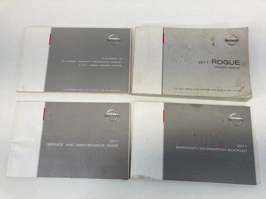 2011 11 NISSAN ROGUE OWNERS MANUAL INFORMATION WARRANTY GUIDE BOOK SET OEM