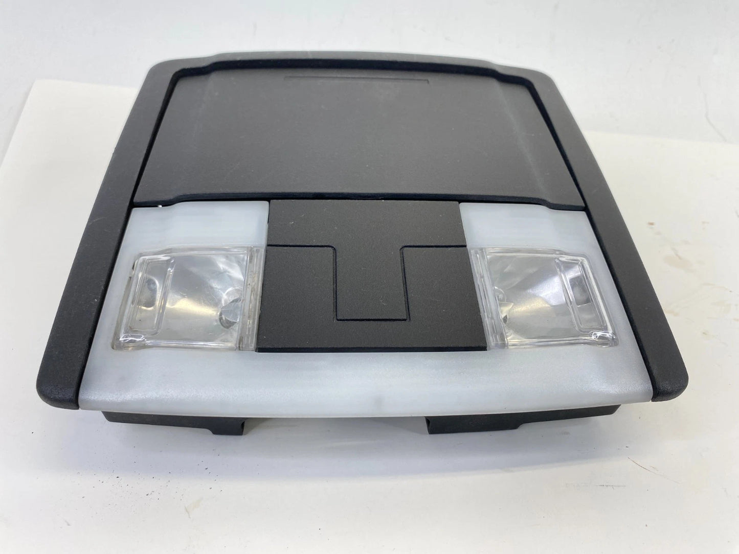 13-15 FORD EXPLORER INTERCEPTOR OVERHEAD CONSOLE DOME LAMP W/ SUNGLASS STORAGE