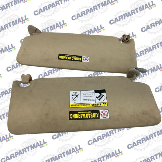 2007-2013 Acura MDX Sunvisor Sun Visor Shade Left & Right Pair Set OEM