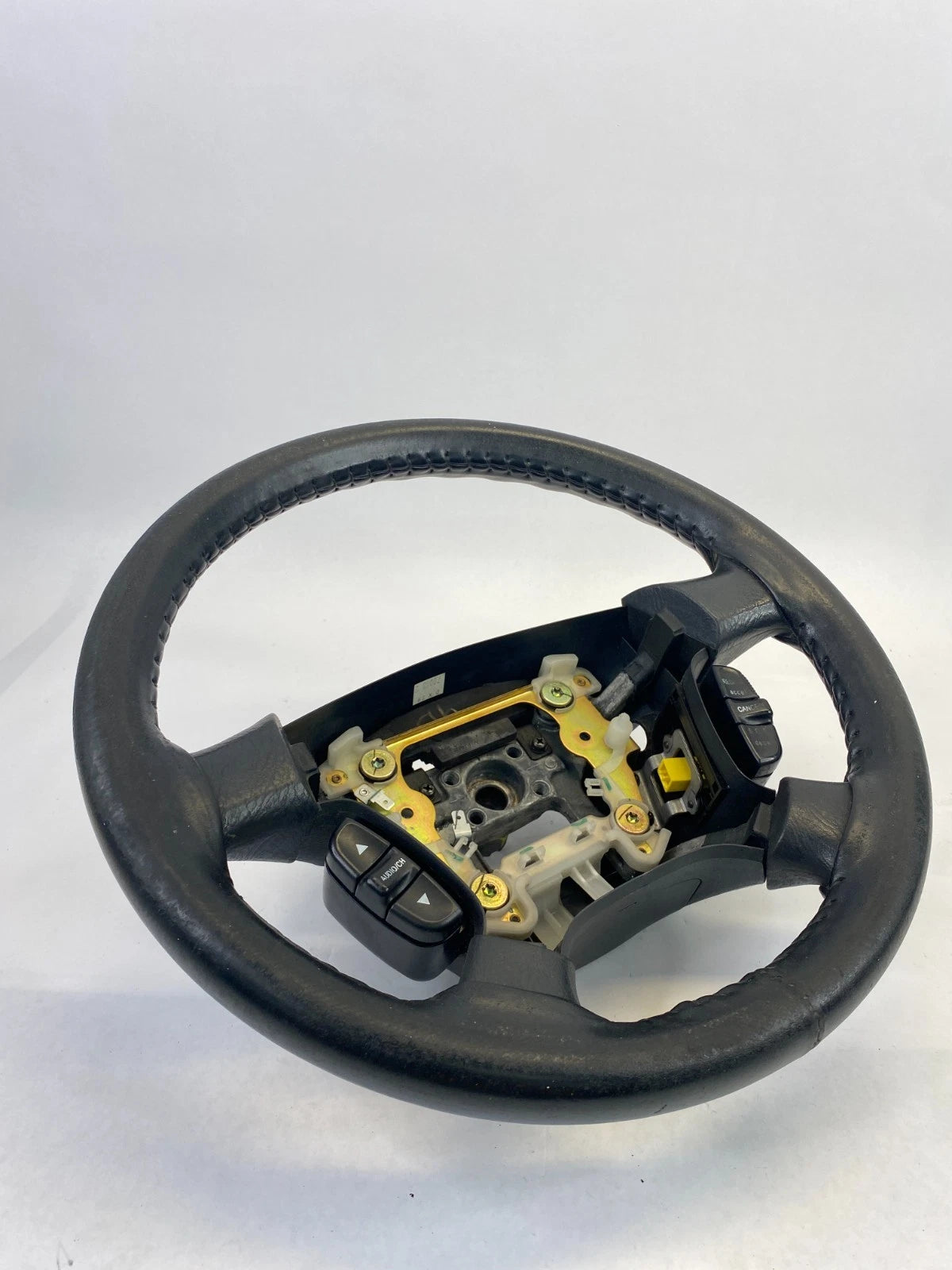 2002-2004 HONDA ODYSSEY STEERING WHEEL W/ AUDIO CRUISE BUTTONS BLACK LEATHER OEM