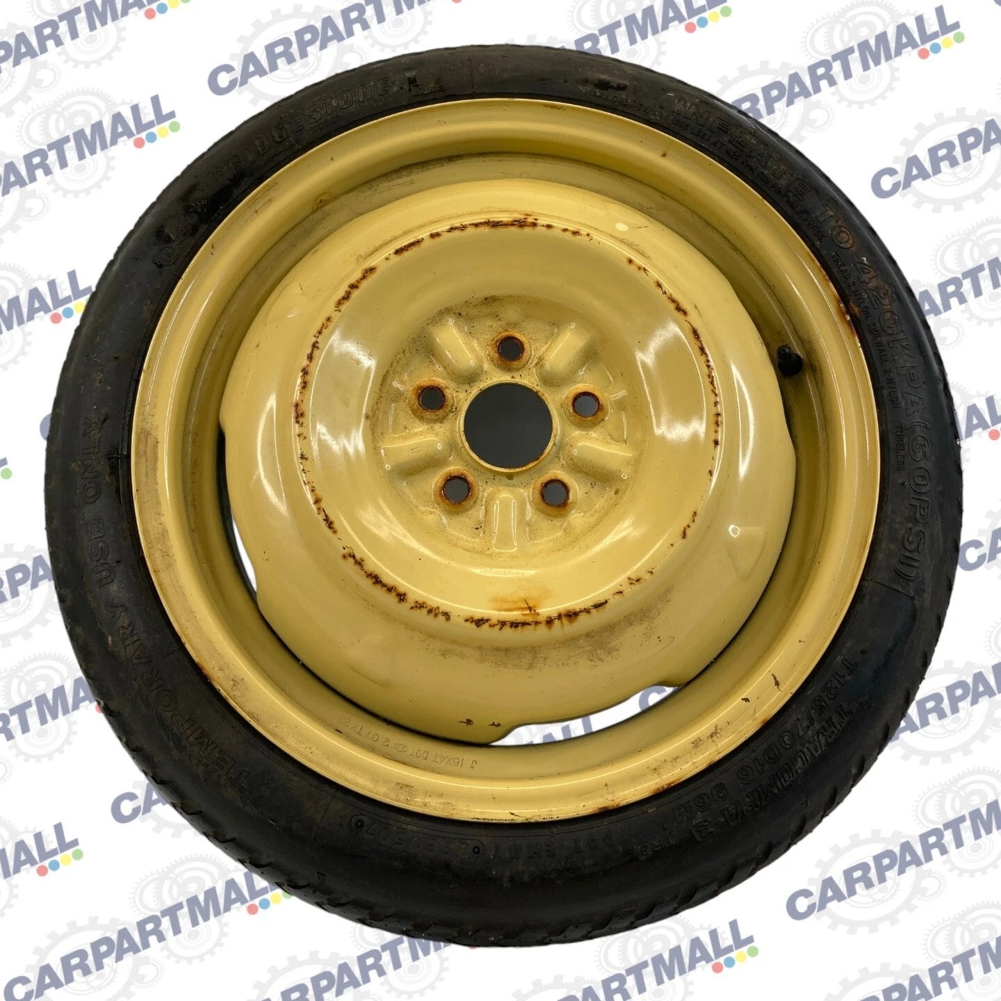 2004-2015 TOYOTA PRIUS HATCHBACK EMERGENCY SPARE TIRE WHEEL T125/70D16 OEM