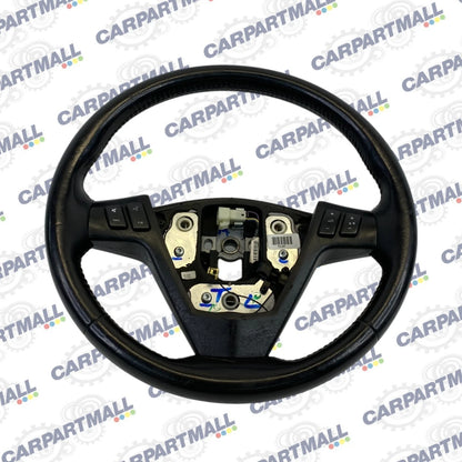 2004-2006 CADILLAC SRX STEERING WHEEL BLACK LEATHER WITH AUDIO CONTROLS OEM