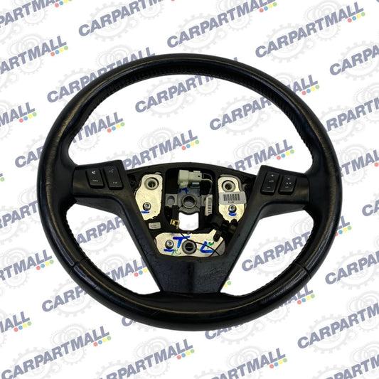 2004-2006 CADILLAC SRX STEERING WHEEL BLACK LEATHER WITH AUDIO CONTROLS OEM