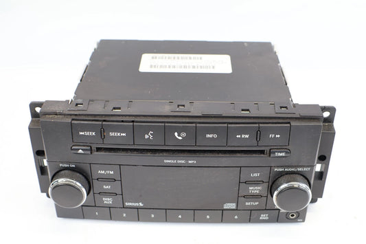 2009 2010 DODGE AVENGER AM FM RADIO CD PLAYER SIRIUS SAT OEM FACTORY P68021161AD