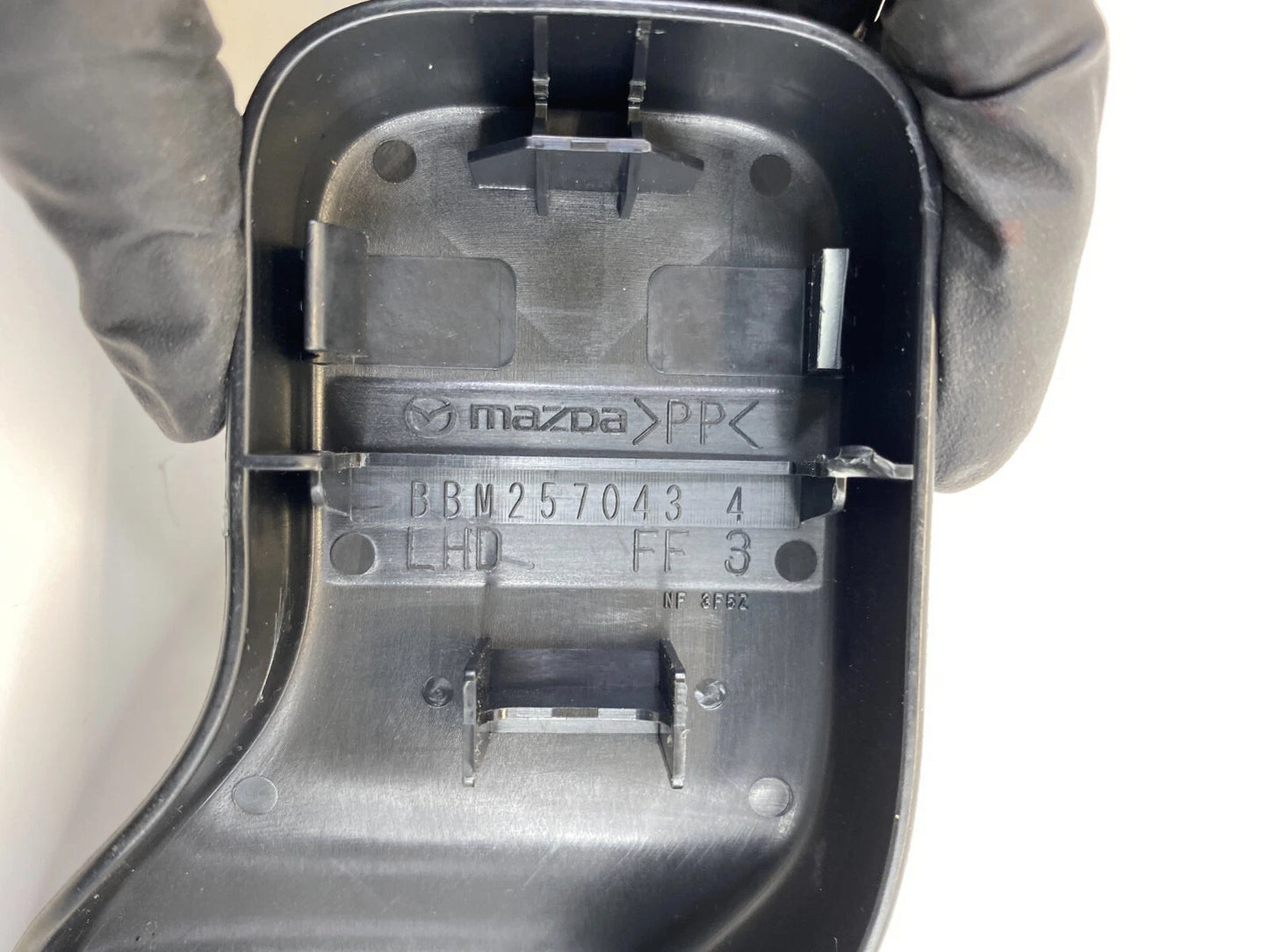 2010-2013 MAZDA 3 MAZDA3 FRONT LEFT SEAT TRACK FRONT INNER COVER CAP BBM257043