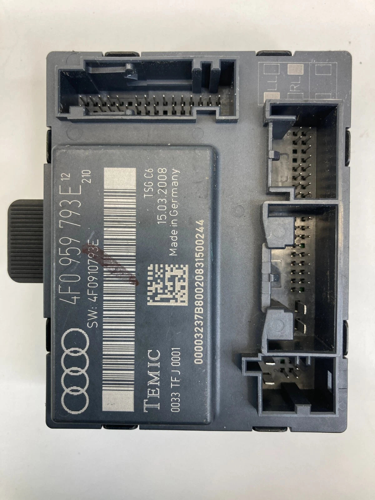 06-08 AUDI A6 QUATTRO FRONT LEFT DRIVER SIDE DOOR CONTROL MODULE 4F0-959-793-E
