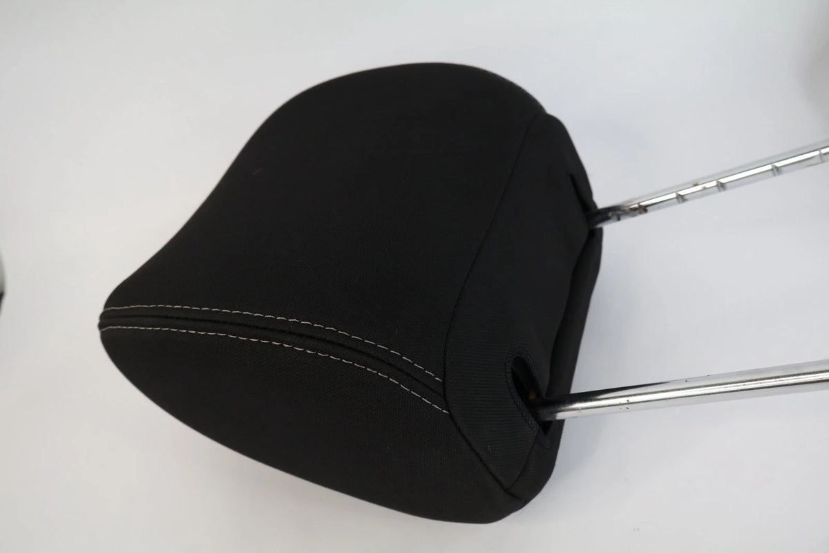 2012 2013 KIA SOUL FRONT HEADREST PAIR BLACK CLOTH DRIVER PASSENGER OEM