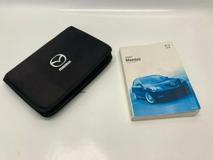 2007 MAZDA3 MAZDA 3 OWNERS MANUAL GUIDE HANDBOOK W/ BOOK CASE 9999-95-038C OEM