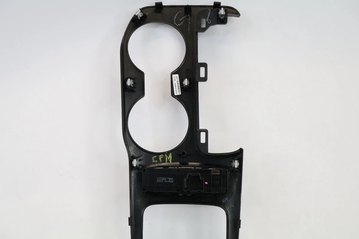 2016-2019 CHEVY CRUZE AT FR FLOOR CONSOLE SHIFTER BEZEL W/ STABILITY SWITCH OEM