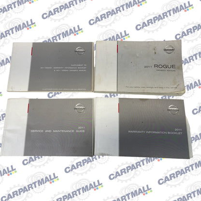 2011 11 NISSAN ROGUE OWNERS MANUAL INFORMATION WARRANTY GUIDE BOOK SET OEM