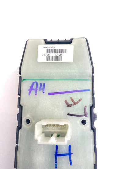 06-10 JEEP GRAND CHEROKEE FRONT LEFT POWER MASTER WINDOW SWITCH 04602781AA OEM