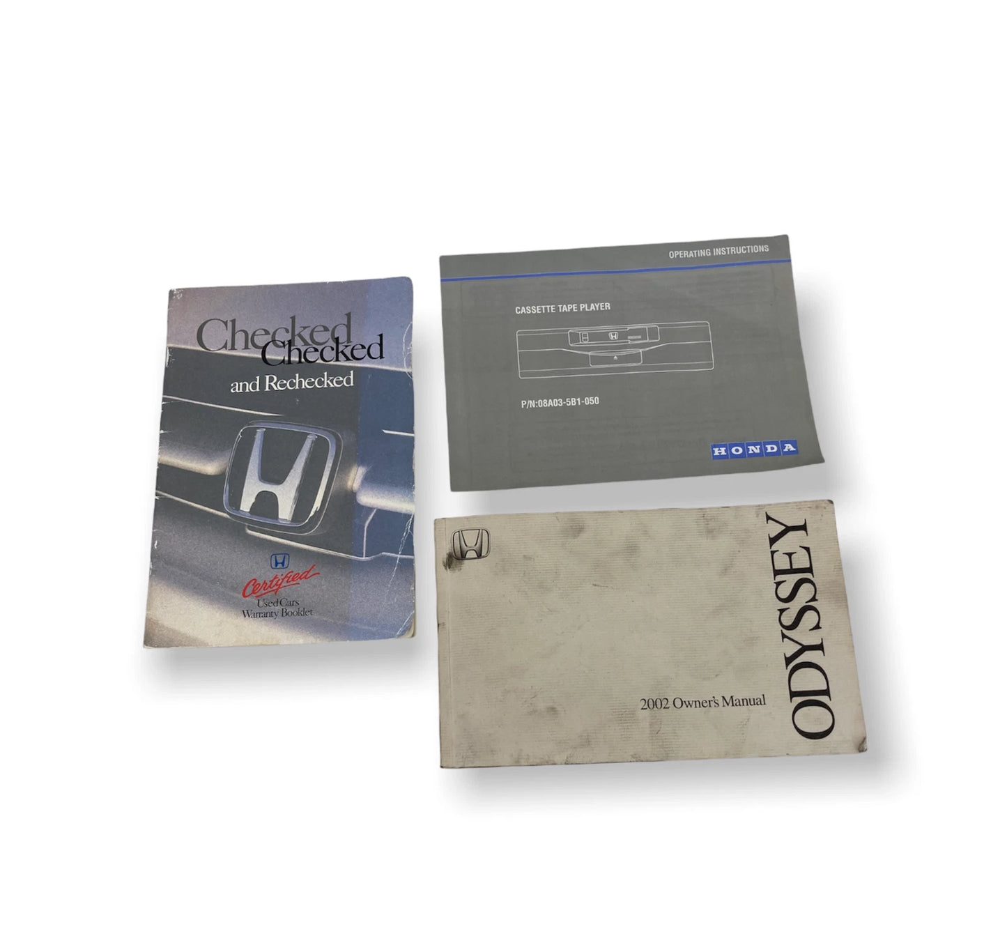 2002 HONDA ODYSSEY 3.5L V6 EX-L OWNERS MANUAL QUICK GUIDE WARRANTIES BOOKS SET