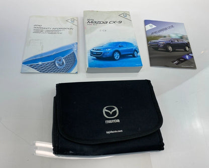 2010 10 MAZDA CX-9 OWNER'S MANUAL MAINTENACE WARRANTY GUIDE BOOK W /CASE OEM