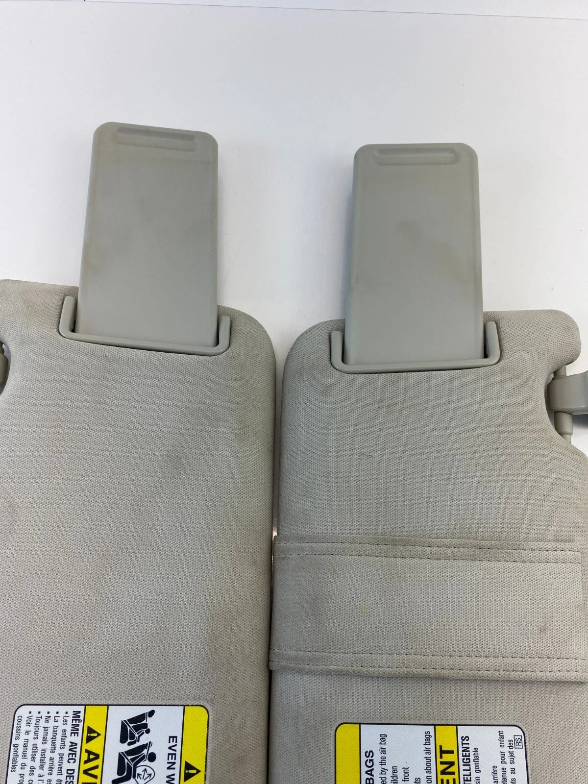 2010-2014 SUBARU LEGACY LEFT & RIGHT SUNVISOR SUN VISOR SHADE SET PAIR ASSY OEM