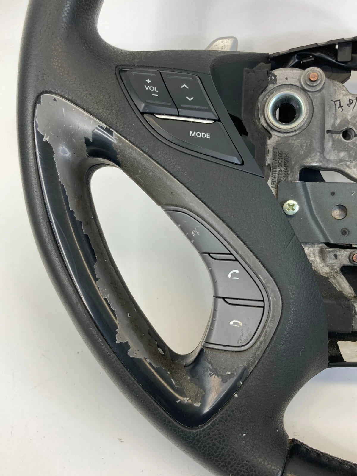 11-14 HYUNDAI SONATA STEERING WHEEL W/ PADDLE AUDIO & CRUISE CONTROL 56110-3Q450