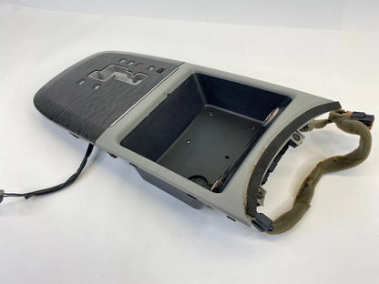 07-09 HYUNDAI SANTA FE CENTER CONSOLE SHIFTER INDICATOR BEZEL W/ POWER OUTLET