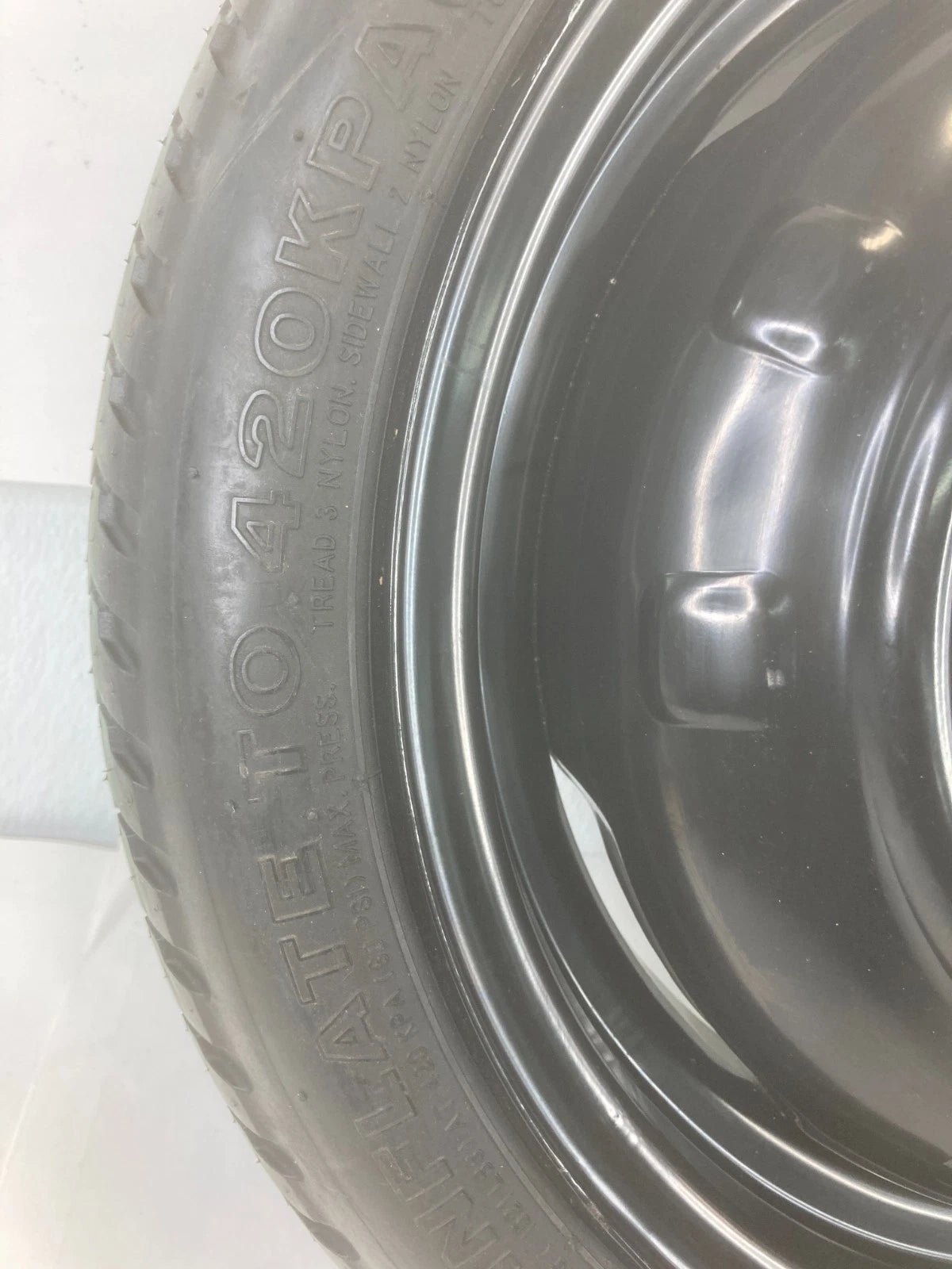 2006-2011 TOYOTA YARIS SPARE TIRE DONUT WHEEL T125/70D15 95M OEM 15" 4X100MM