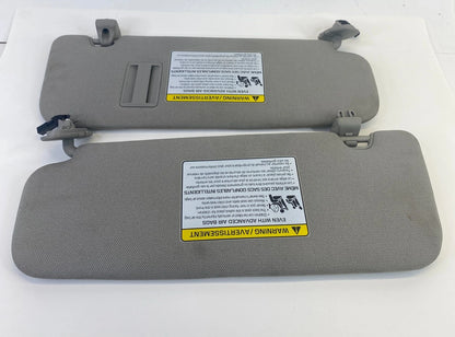2015-2020 KIA SEDONA ROOF LEFT & RIGHT SUNVISOR PAIR SET OEM