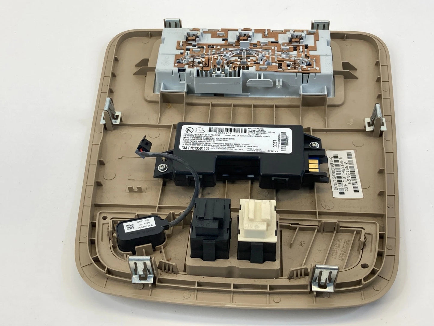 10 11 12 13 BUICK LACROSSE OVERHEAD CONSOLE DOME MAP LAMP W/ SUNROOF SWITCH OEM