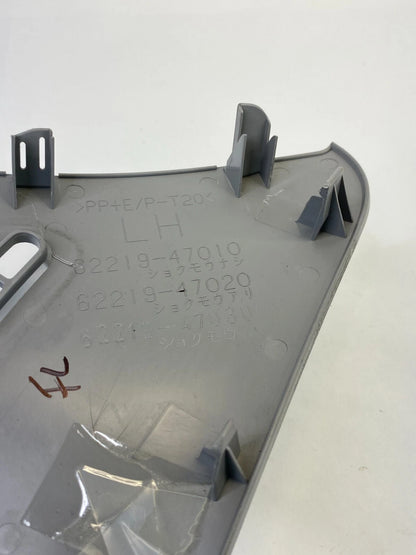 04-09 TOYOTA PRIUS FRONT LEFT INTERIOR A PILLAR TRIM END COVER 62219-47010 OEM