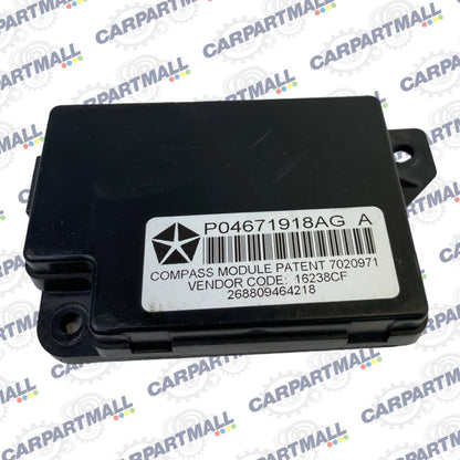 09-16 CHRYSLER TOWN & COUNTRY REMOTE COMPASS CONTROL MODULE UNIT 04671918AG OEM