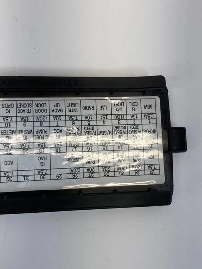 2003-2007 HONDA ACCORD INTERIOR FUSE BOX LID DOOR COVER TRIM 83162-SDA-00 OEM
