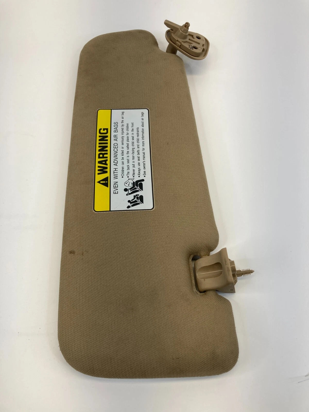 2011-2014 HYUNDAI SONATA ROOF RIGHT PASSENGER SIDE SUNVISOR SUN VISOR BEIGE