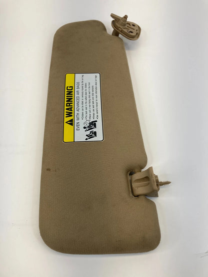2011-2014 HYUNDAI SONATA ROOF RIGHT PASSENGER SIDE SUNVISOR SUN VISOR BEIGE