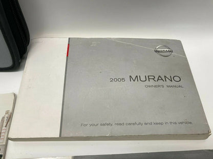 2005 05 NISSAN MURANO FACTORY OWNERS MANUAL GUIDE HANDBOOK SET W/ CASE OEM