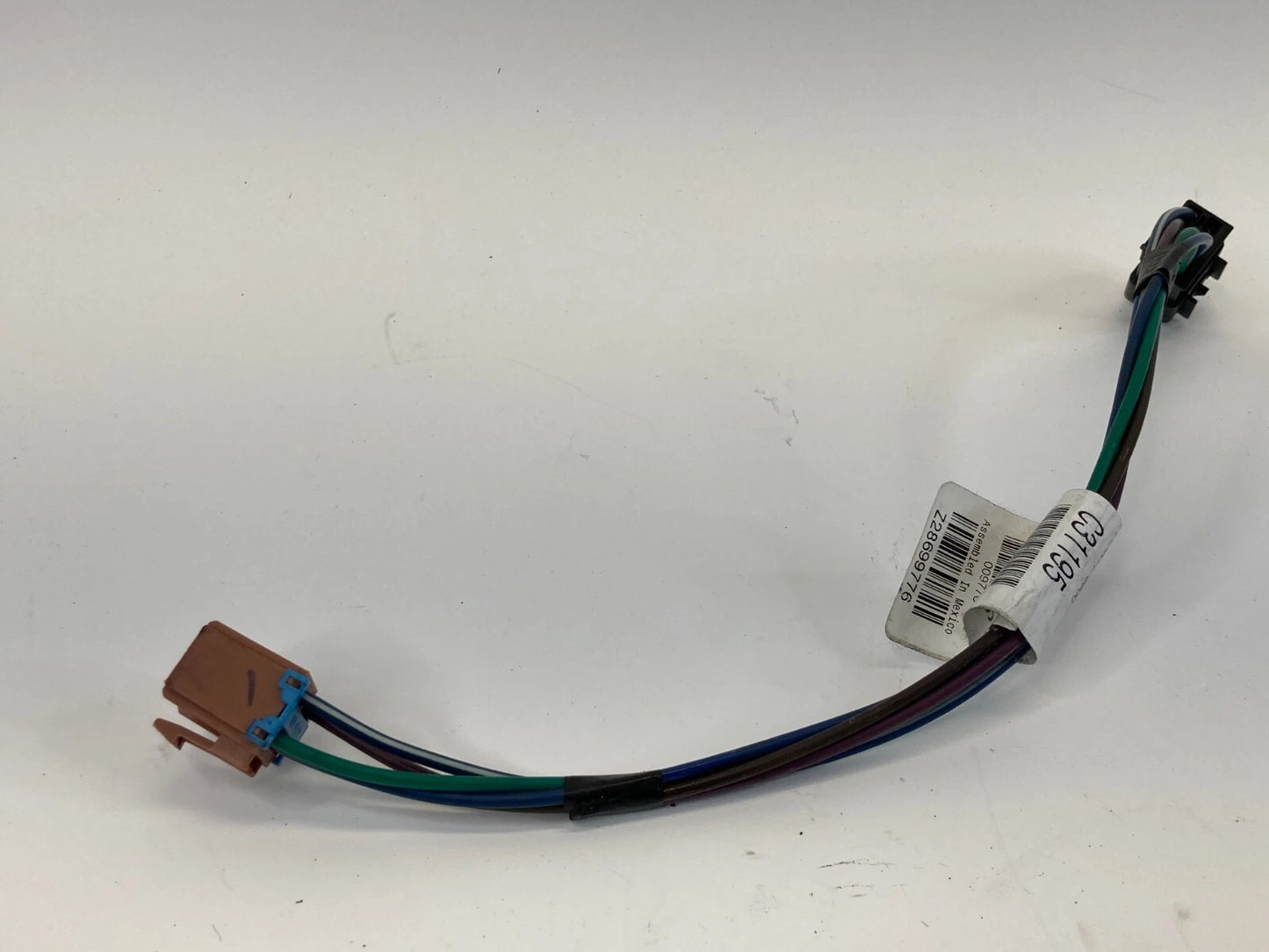 2008-2012 CHEVROLET MALIBU REAR LEFT DOOR WINDOW SWITCH WIRE HARNESS 10399776