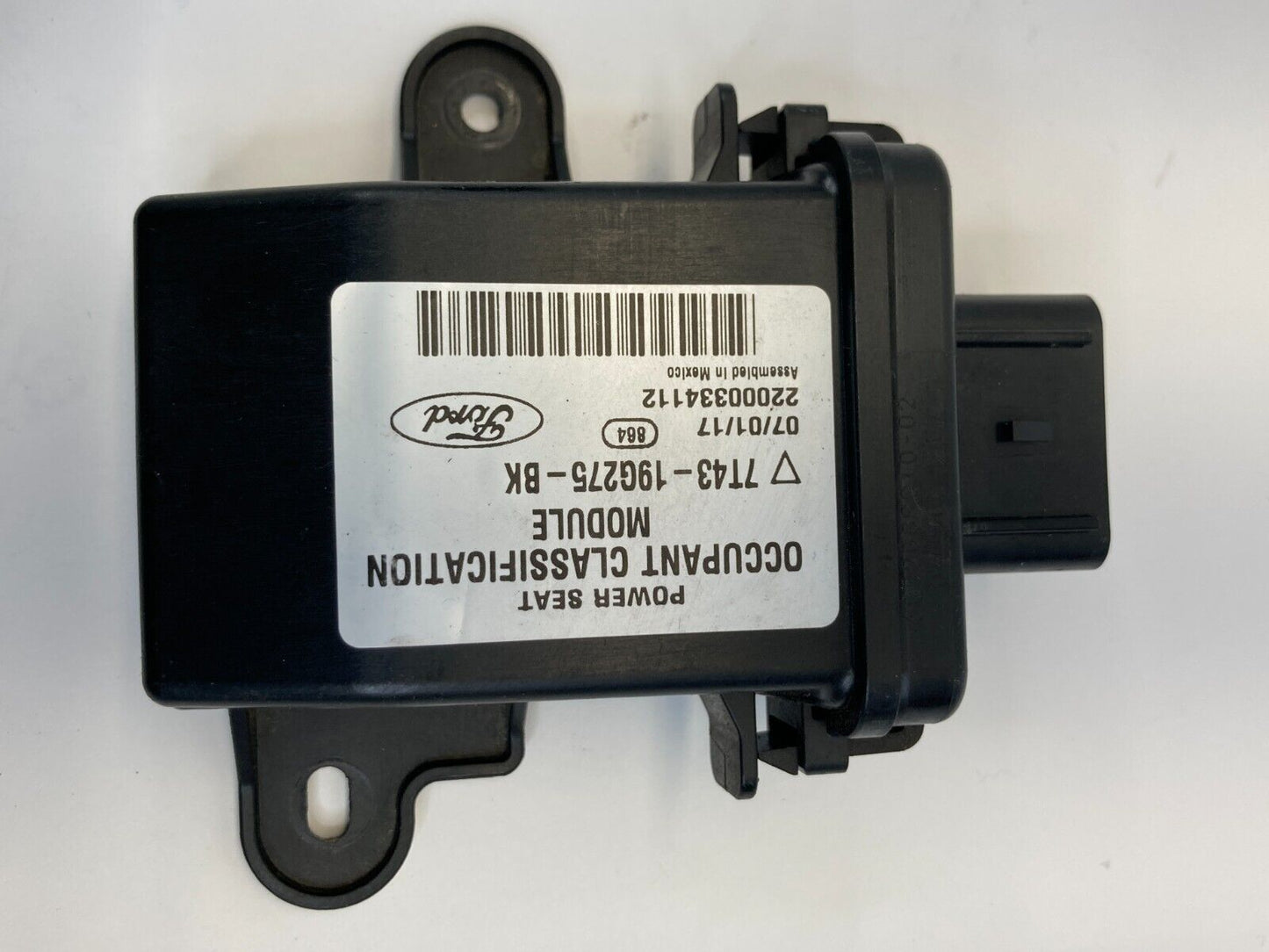 2007-2010 Ford Edge Power Seat Occupant Classification Module 7T43-19G575-BK OEM