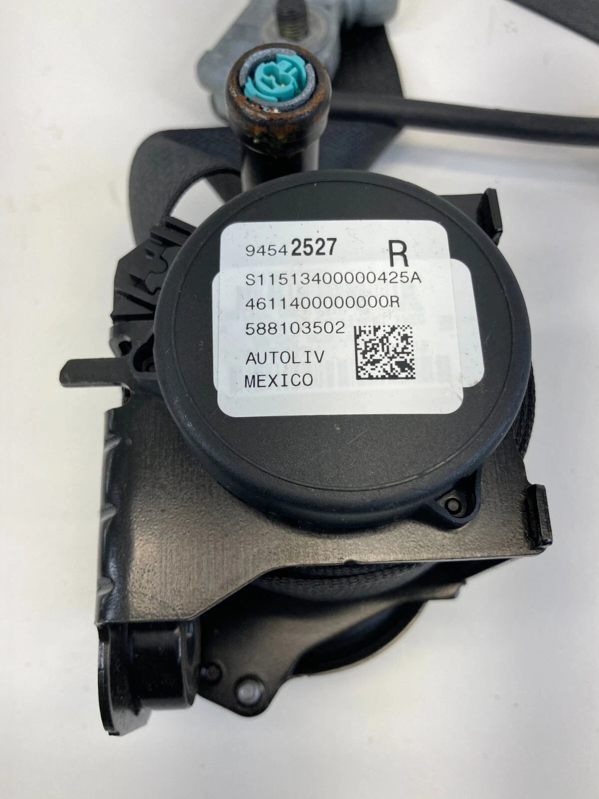 2015-2017 CHEVROLET SONIC FRONT RIGHT PASSENGER SEAT BELT RETRACTOR 94542527 OEM