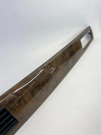 06 07 BMW 530i 08-10 535i DASH RIGHT SIDE MOLDING GARNISH WOODGRAIN TRIM W/ AC