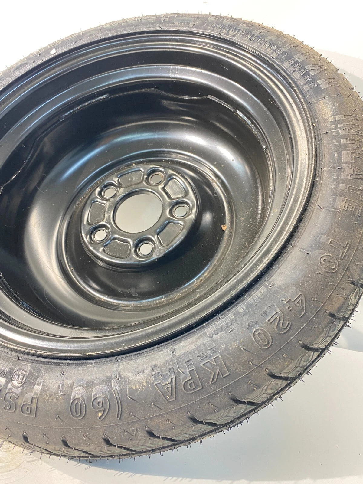 06-11 HONDA CIVIC EMERGENCY SPARE TIRE WHEEL RIM COMPACT DONUT T125/70D15 OEM