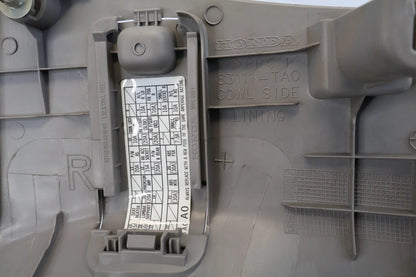 2008-2012 HONDA ACCORD FR RIGHT COWL KICK LINING PANEL FUSE COVER OEM 83111-TA0