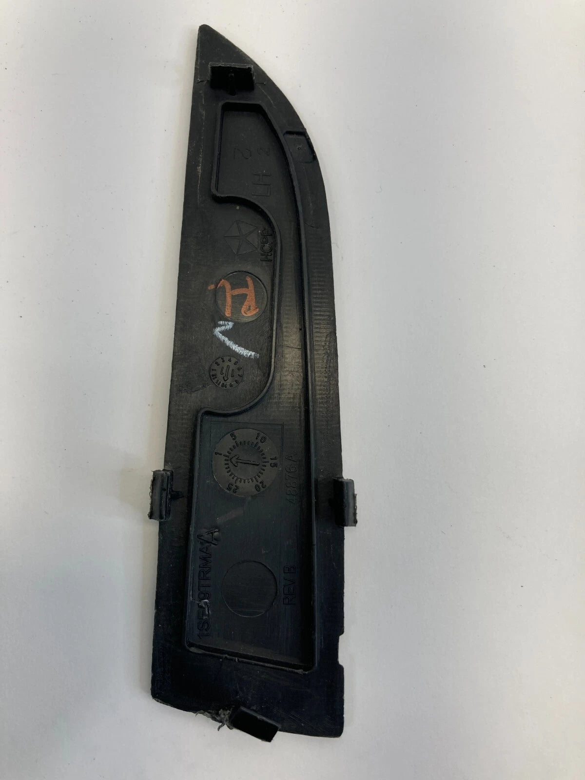 11-23 DODGE CHARGER REAR LEFT DOOR HANDLE INSERT INNER TRIM COVER 1SE59TRMAA OEM