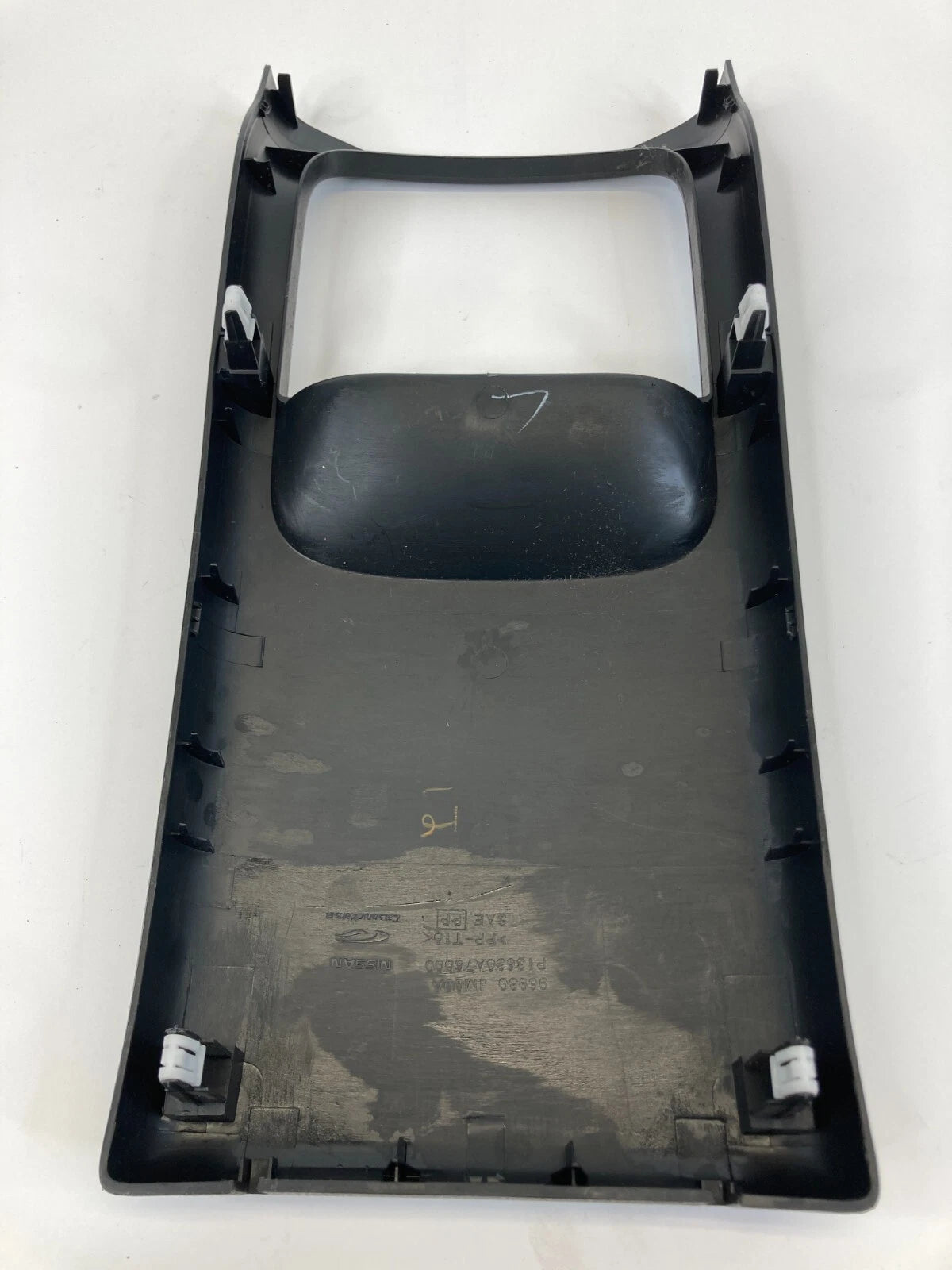 08-13 NISSAN ROGUE BACK CENTER CONSOLE REAR TRIM FINISHER PANEL TRIM 96930-JM00A